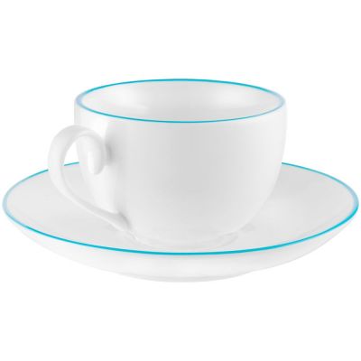 Чайная пара «С голубой каемочкой!»-1