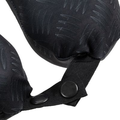 Подушка дорожная Hard Work Black, черная-3