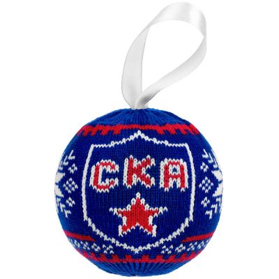 Шарик новогодний «СКА», синий-0
