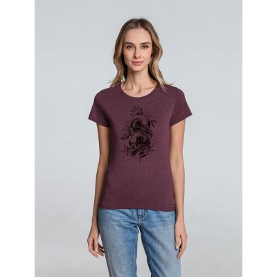 Футболка женская Erat Aves, пыльно-розовая-0