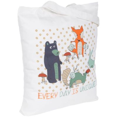 Холщовая сумка Every Day is Unique, белая-1