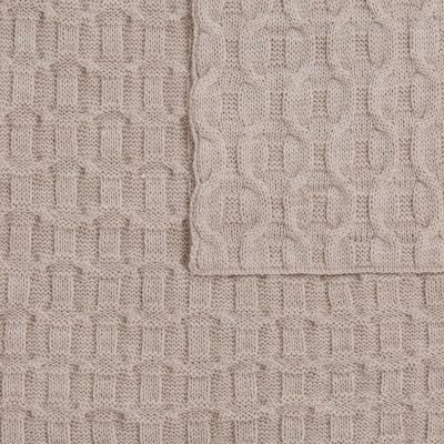 Плед Braidera, бежевый меланж-2