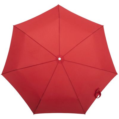 Складной зонт Alu Drop S, 3 сложения, 7 спиц, автомат, красный-0