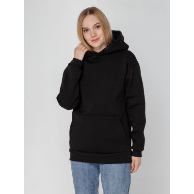 Худи унисекс оверсайз Full Swing, черное-6