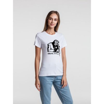 Футболка женская «Приступ лени», белая-4