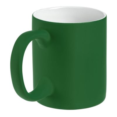 Кружка Sippy c покрытием софт-тач, зеленая-1