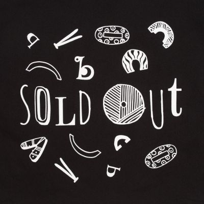 Холщовая сумка Sold Out, черная-3