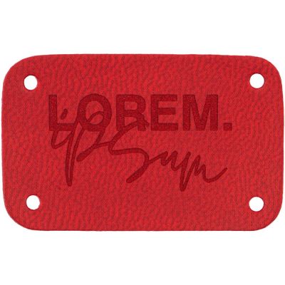 Лейбл Latte, S, красный-1