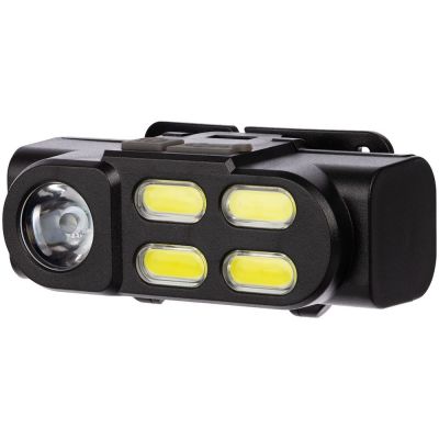 Налобный фонарик аккумуляторный Alnes, черный-1