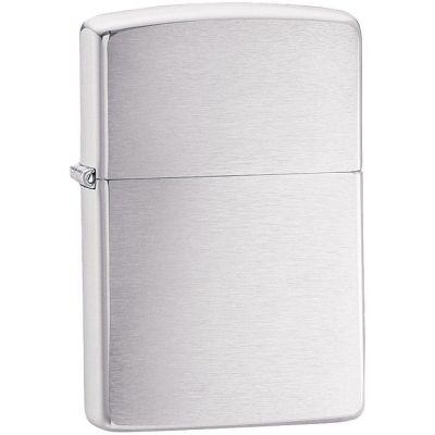 Зажигалка Zippo Classic Brushed, серебристая-0