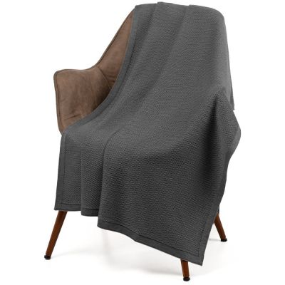 Плед Ornato, серый (дымчатый)-0