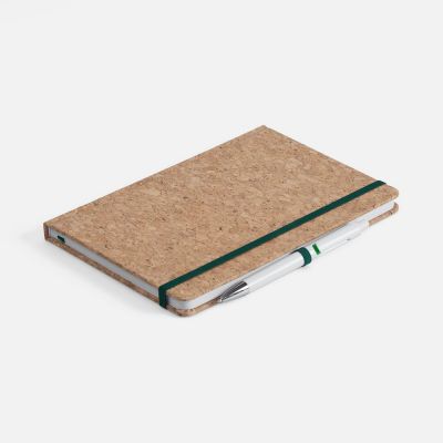 Блокнот Corkfolio, зеленый-5