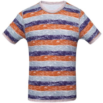 Футболка мужская Rayet двусторонняя, оранжевая с фиолетовым-2