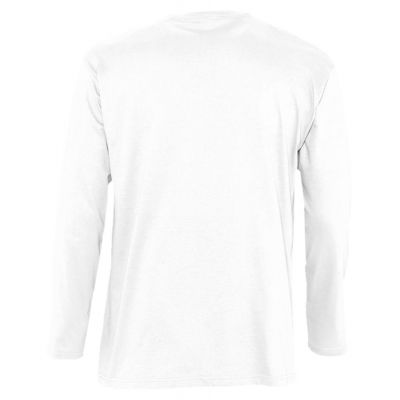 Футболка с длинным рукавом Monarch 150, белая-1