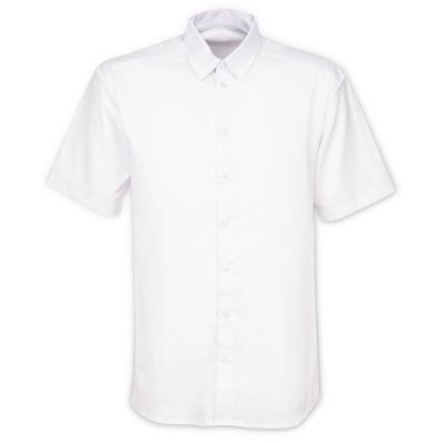 Рубашка мужская с коротким рукавом Collar, белая-0