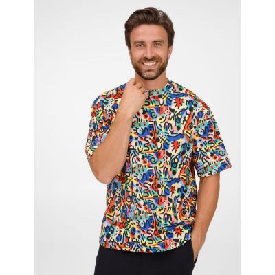 Футболка из бифлекса Morfiss с полной запечаткой на заказ-14