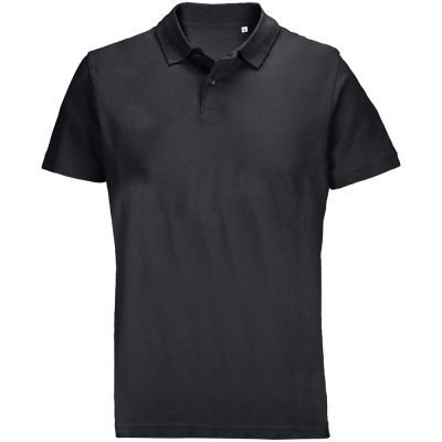 Рубашка поло унисекс Pulse, черная-0