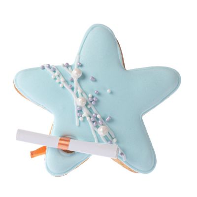 Печенье с предсказанием «Звездочка», голубое-0