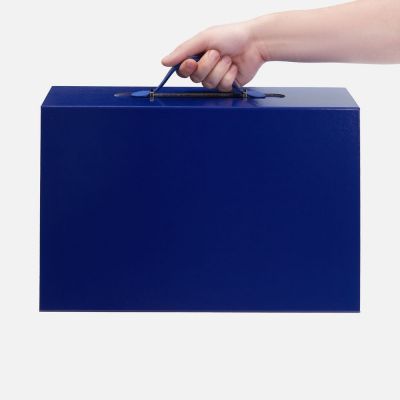 Коробка складная Holdfold, L, синяя-4