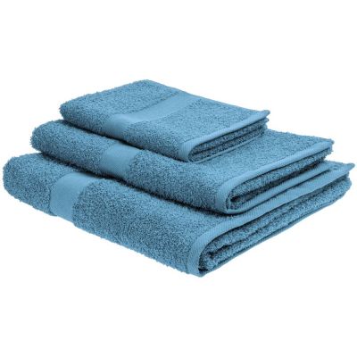 Полотенце Embrace, среднее, голубое-4