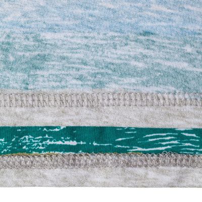 Футболка женская Rayet Lady двусторонняя, голубая с зеленым-5