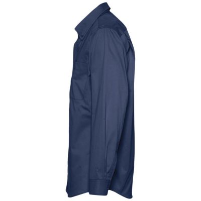 Рубашка мужская с длинным рукавом Bel Air, темно-синяя (кобальт)-2