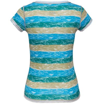 Футболка женская Rayet Lady двусторонняя, голубая с зеленым-3