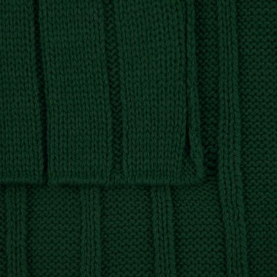 Плед Tressa, темно-зеленый-3