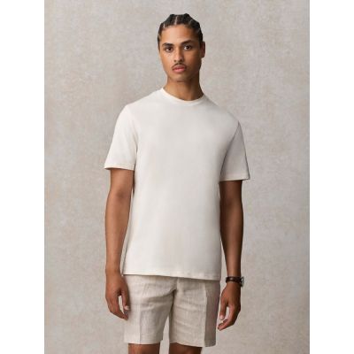 Футболка унисекс Lyam, белая (белоснежная)-3