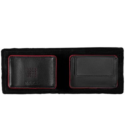 Кошелек Partinico, черный с красным-2