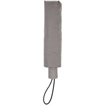 Зонт складной Hard Work с проявляющимся рисунком, серый-3