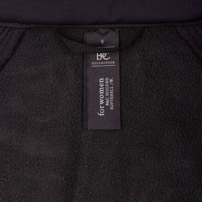 Куртка женская Hooded Softshell черная-7