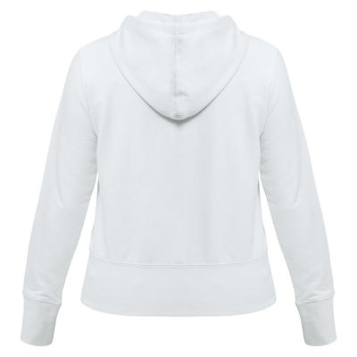 Толстовка женская Hooded Full Zip белая-2