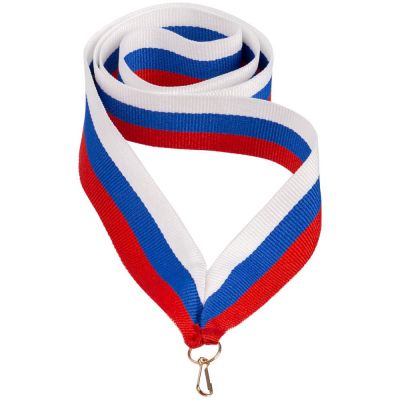 Лента с карабином Champ, триколор-1