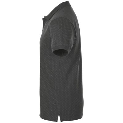 Рубашка поло мужская Brandy Men, темно-серая с белым-2