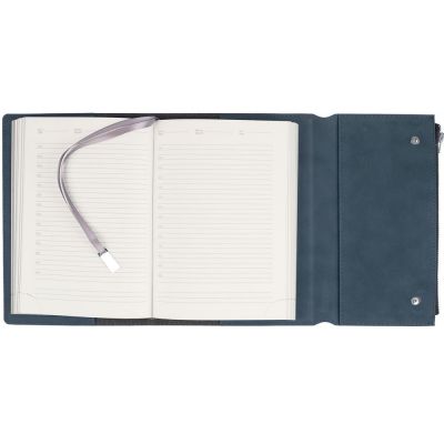 Ежедневник Grace на заказ, недатированный, темно-синий-7