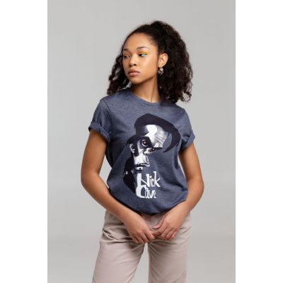 Футболка «Меламед. Nick Cave», темно-синий меланж-6