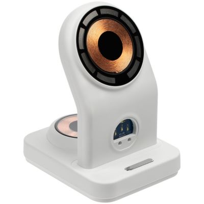 Зарядная станция с подсветкой Cooper Duo, белая-5