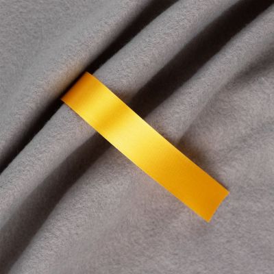 Лента сатиновая Satin 20 XL, желтая, 200 см-0