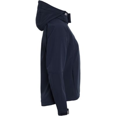 Куртка женская Hooded Softshell темно-синяя-1
