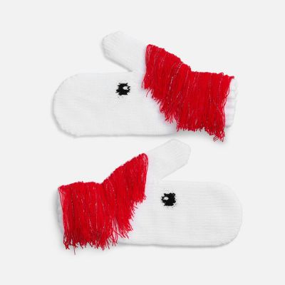 Варежки «Игогошки», с красной гривой-0