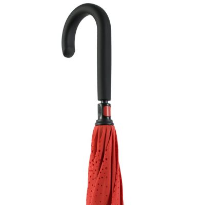 Зонт наоборот Style, трость, сине-красный-5