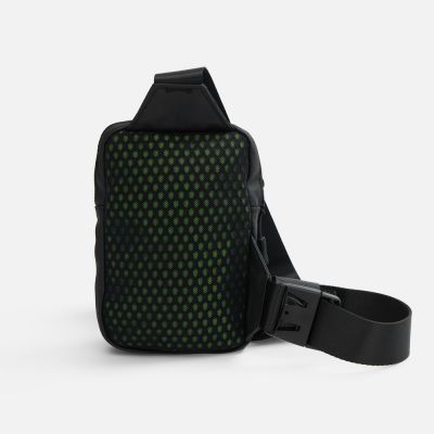 Спортивная кросс-боди сумка UrbanHike, черная-1