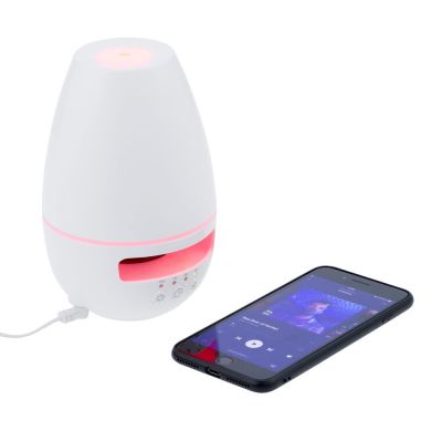 Увлажнитель с колонкой и подсветкой tuneMist, белый-5