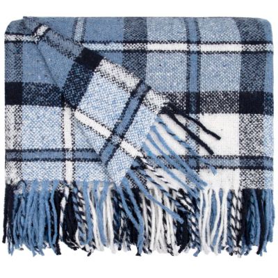 Плед Dublin, сине-голубой-1