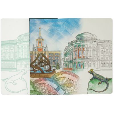 Блокнот «Города. Екатеринбург», зеленый-3