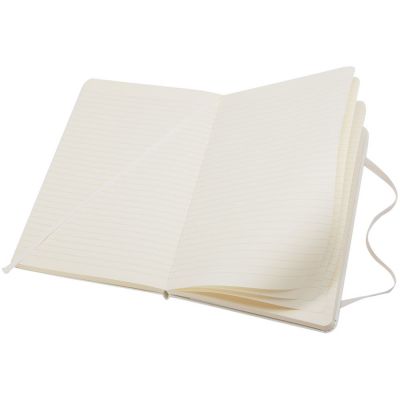 Записная книжка Moleskine Classic Large, в линейку, белая-4