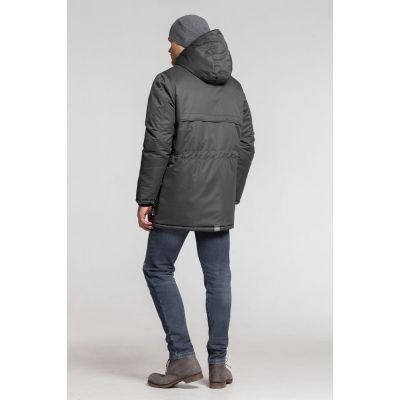 Парка мужская Elvegust, серая-10