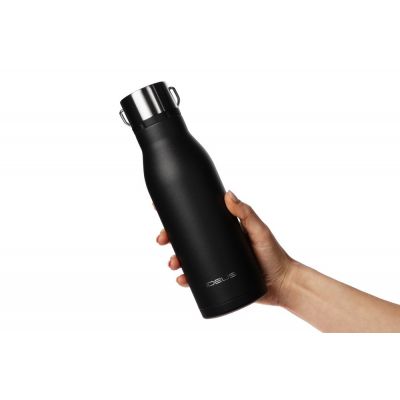 Термобутылка Tabenodo, черная-5