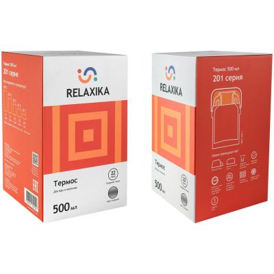 Термос для еды и напитков Relaxika 500, стальной-4